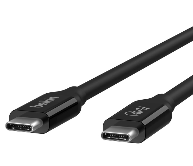 BELKIN Kabel USB-C 4.0 100W 0,8m INZ001bt0.8MBK - 1121666 - zdjęcie 2
